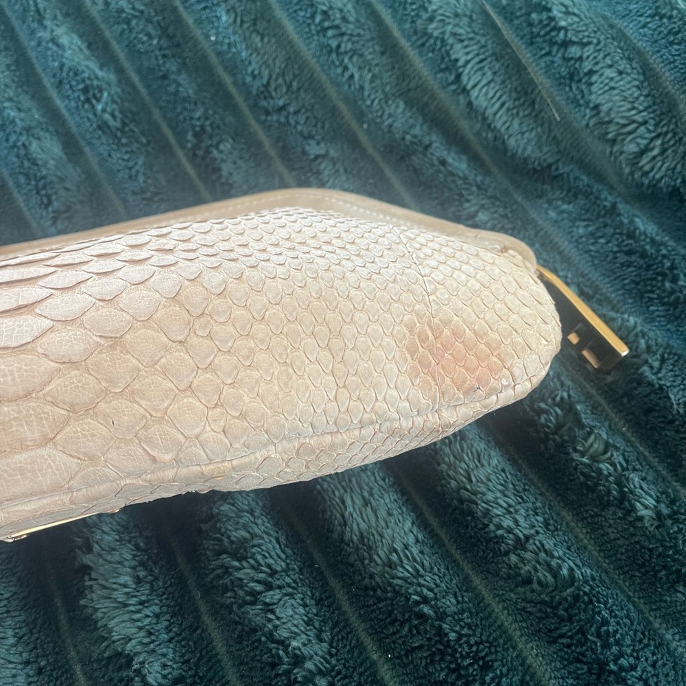 Burberry Authentic Snakeskin Python Leather, Sued… - image 7